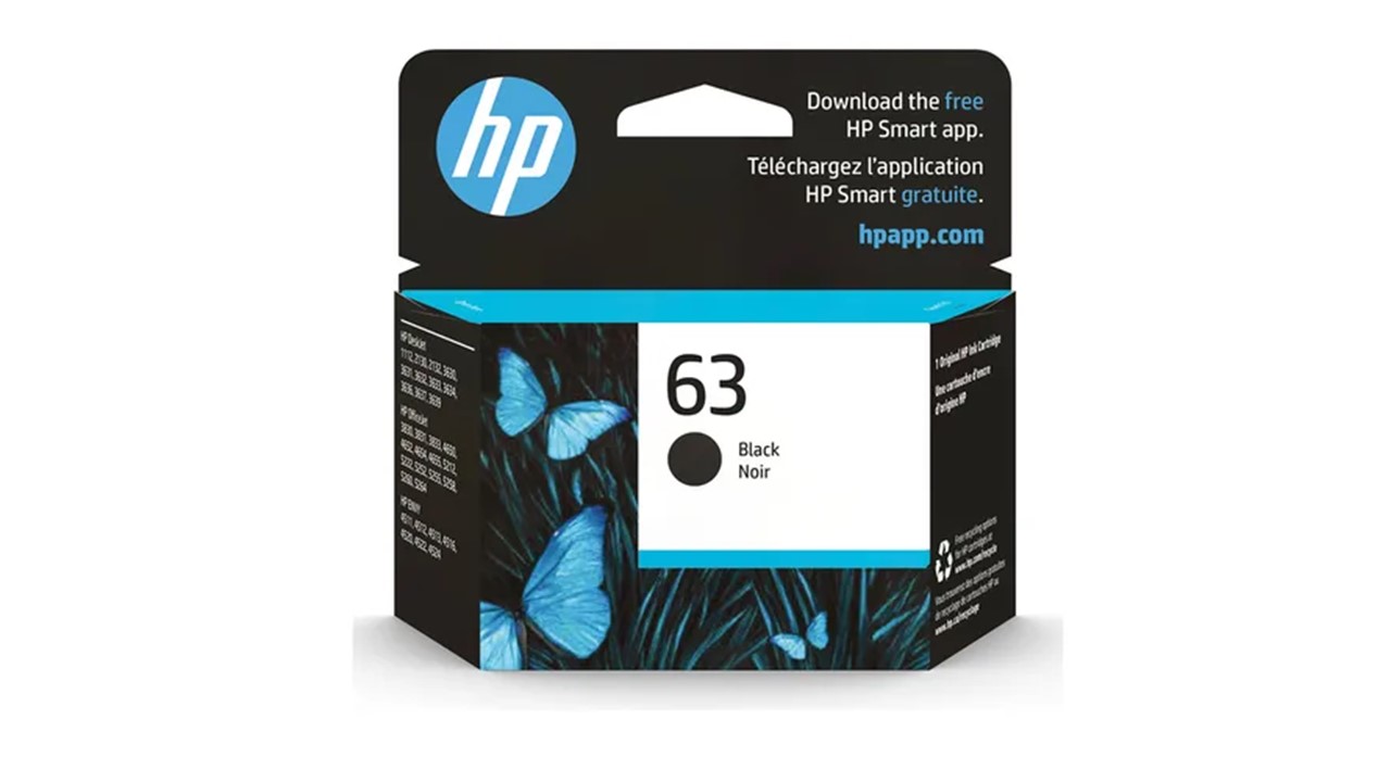 Cartucho hp 63 Negro