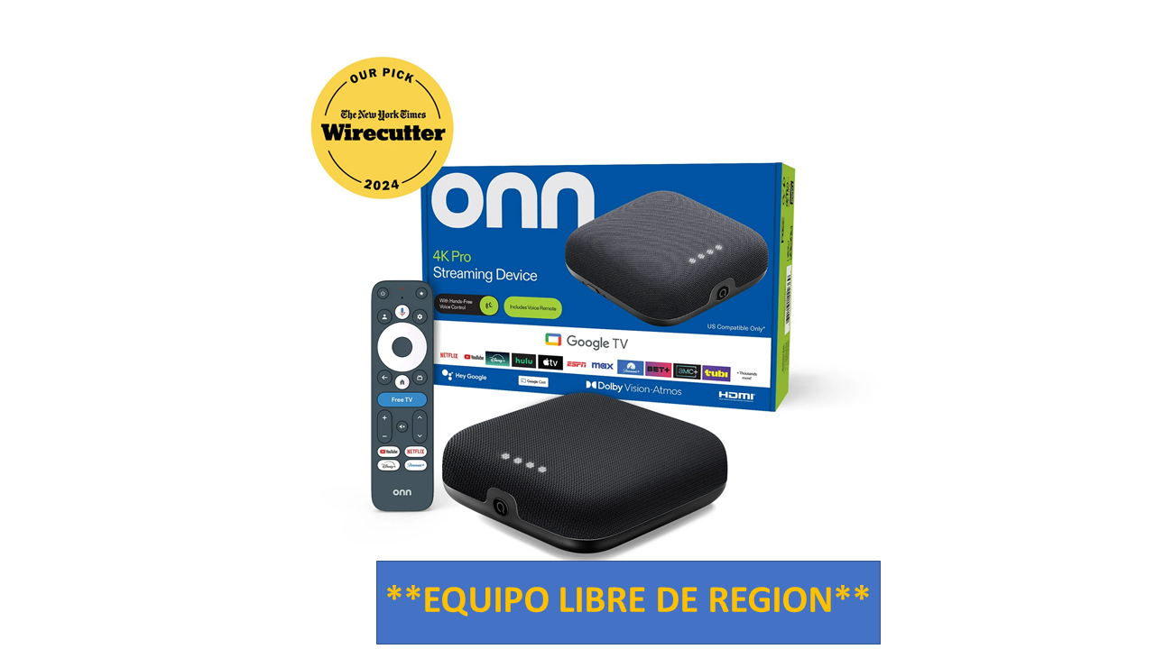 Onn Dispositivo de Transmisión 4K Pro