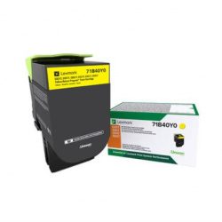 TONER LEXMARK AMARILLO ALTO RENDIMIENTO 71B40Y0