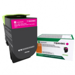 TONER LEXMARK 71B4HM0 MAGENTA EXTRA ALTO RENDIMIENTO CS417/CX417